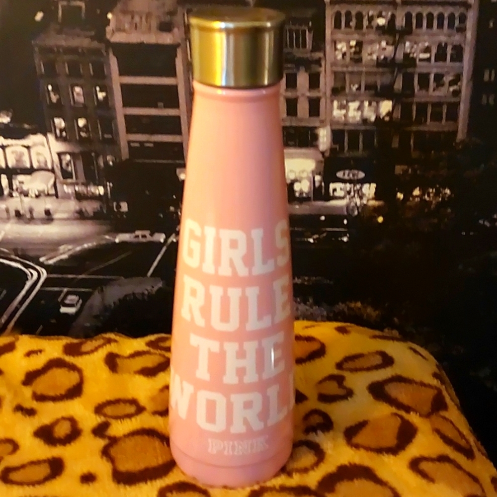 Pink Metal Water Bottle